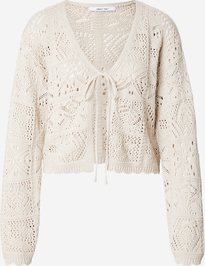 Kardiganas 'Tela' iš ABOUT YOU, spalva – balkšva, Prekių apžvalga