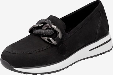 Slipper di REMONTE in nero: frontale