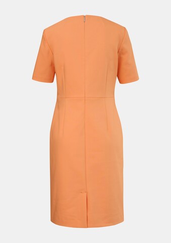 COMMA Sheath Dress in Orange: back