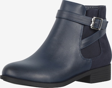 Ankle boots di Elara in blu: frontale