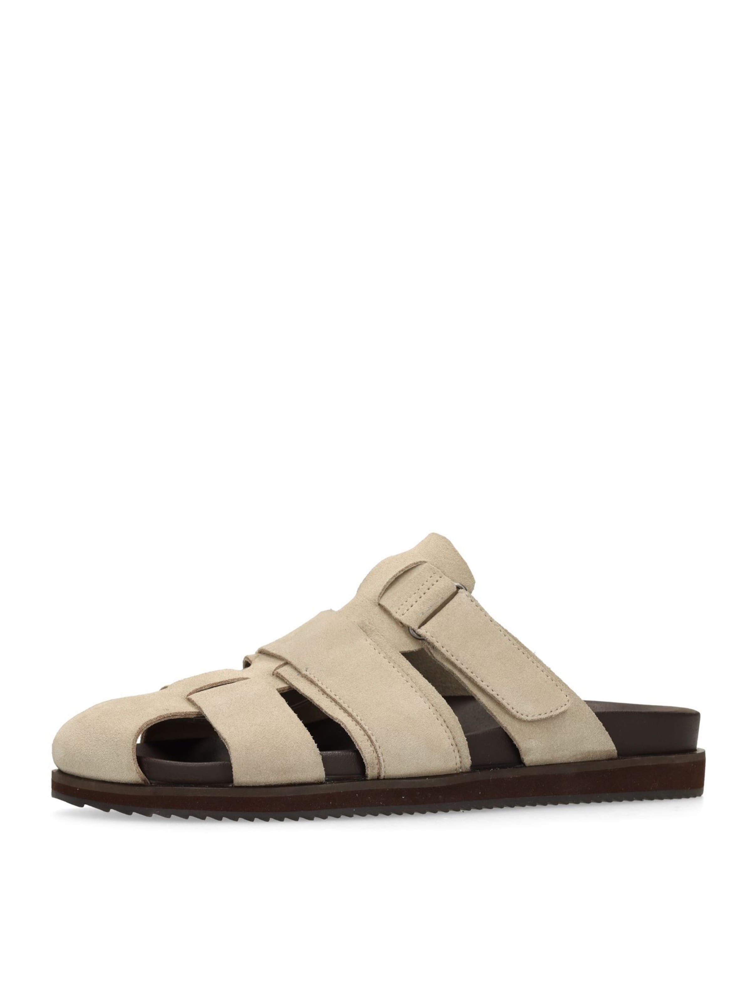 Mule MANFIELD en beige : devant