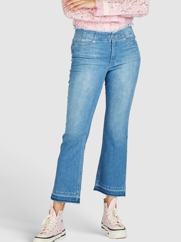 MARC AUREL Flared Jeans in Blauw: voorkant