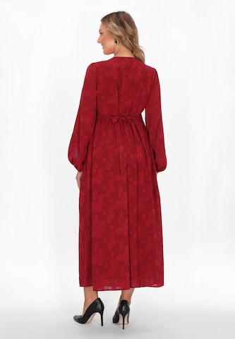 faina Dress in Red