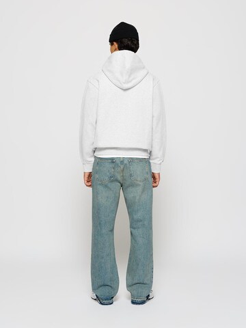 Burocs Zip-Up Hoodie 'Oversized' in Grey