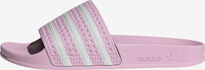 Saboți 'Adilette' ADIDAS ORIGINALS pe roz / alb, Vizualizare produs