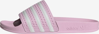 ADIDAS ORIGINALS Pantolette 'Adilette' in rosa / weiß, Produktansicht
