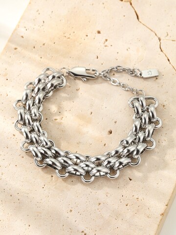 Bracelet 'Interlocking' Hey Happiness en argent