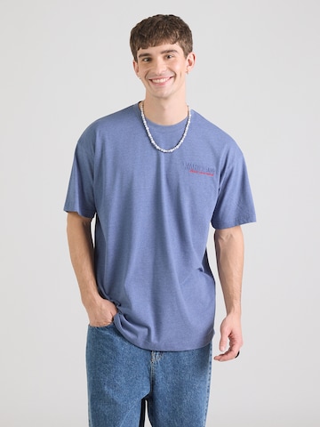 T-Shirt naketano en bleu : devant