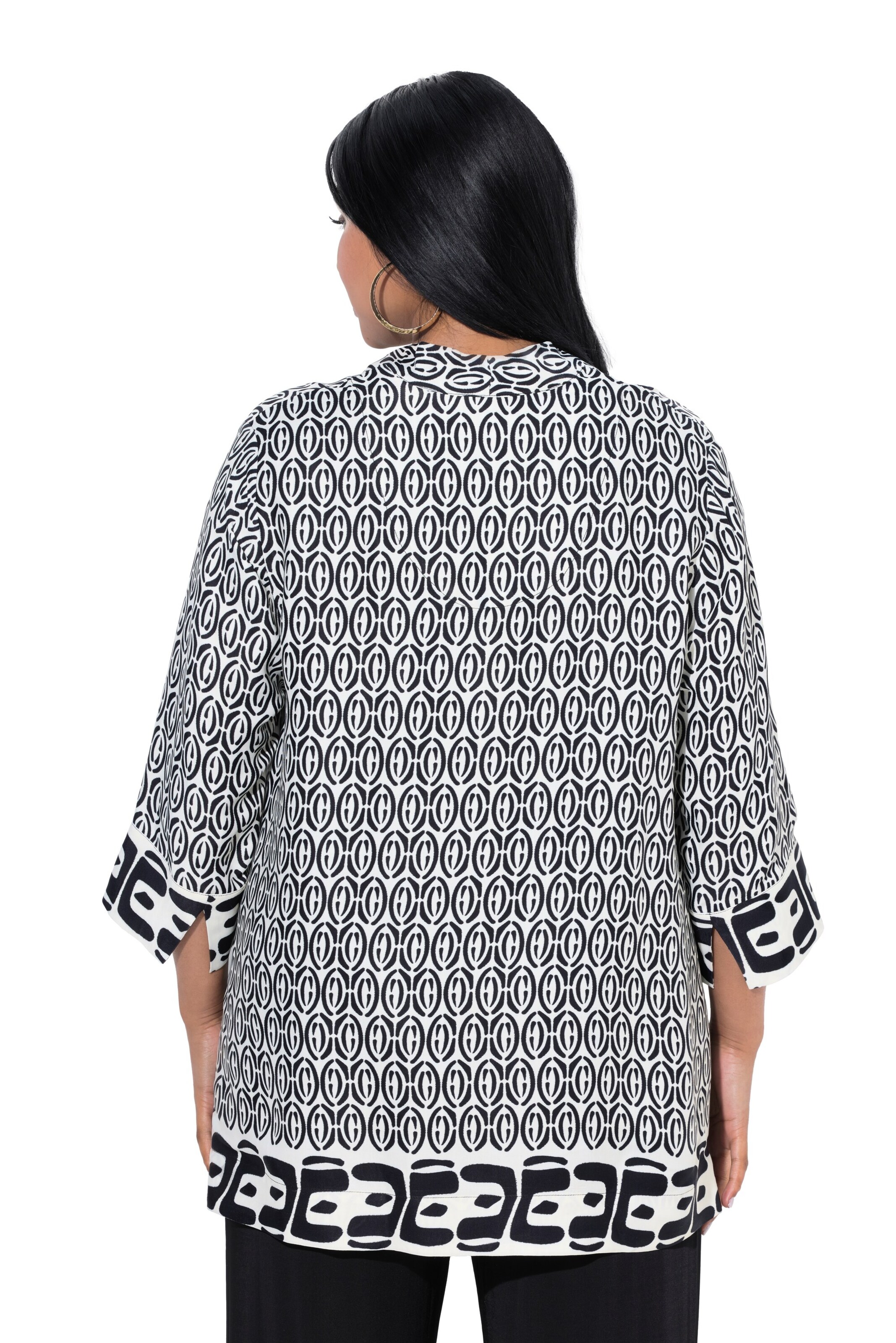 Ulla Popken Tunic in Black: front