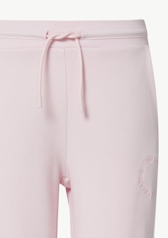 comma casual identity - Regular Calças em rosa