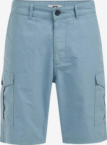 Pantalon cargo WE Fashion en bleu : devant
