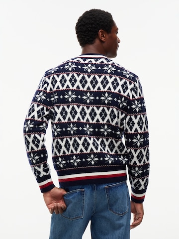 TOMMY HILFIGER Pullover in Blau