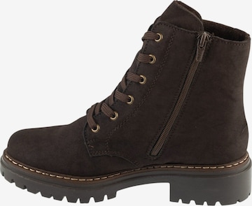 Rieker Veterlaarsjes 'Rieker Booties 72617' in Bruin: voorkant