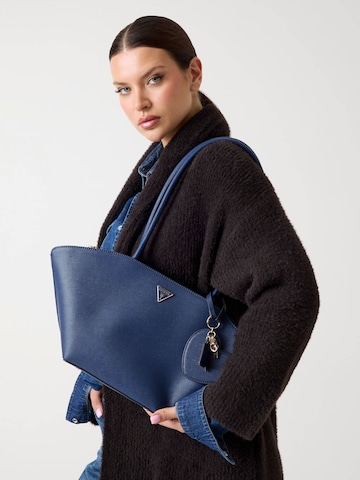 GUESS Shoulder Bag 'Bolena' in Blue: front