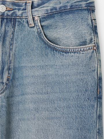 Regular Jeans de la Pull&Bear pe albastru