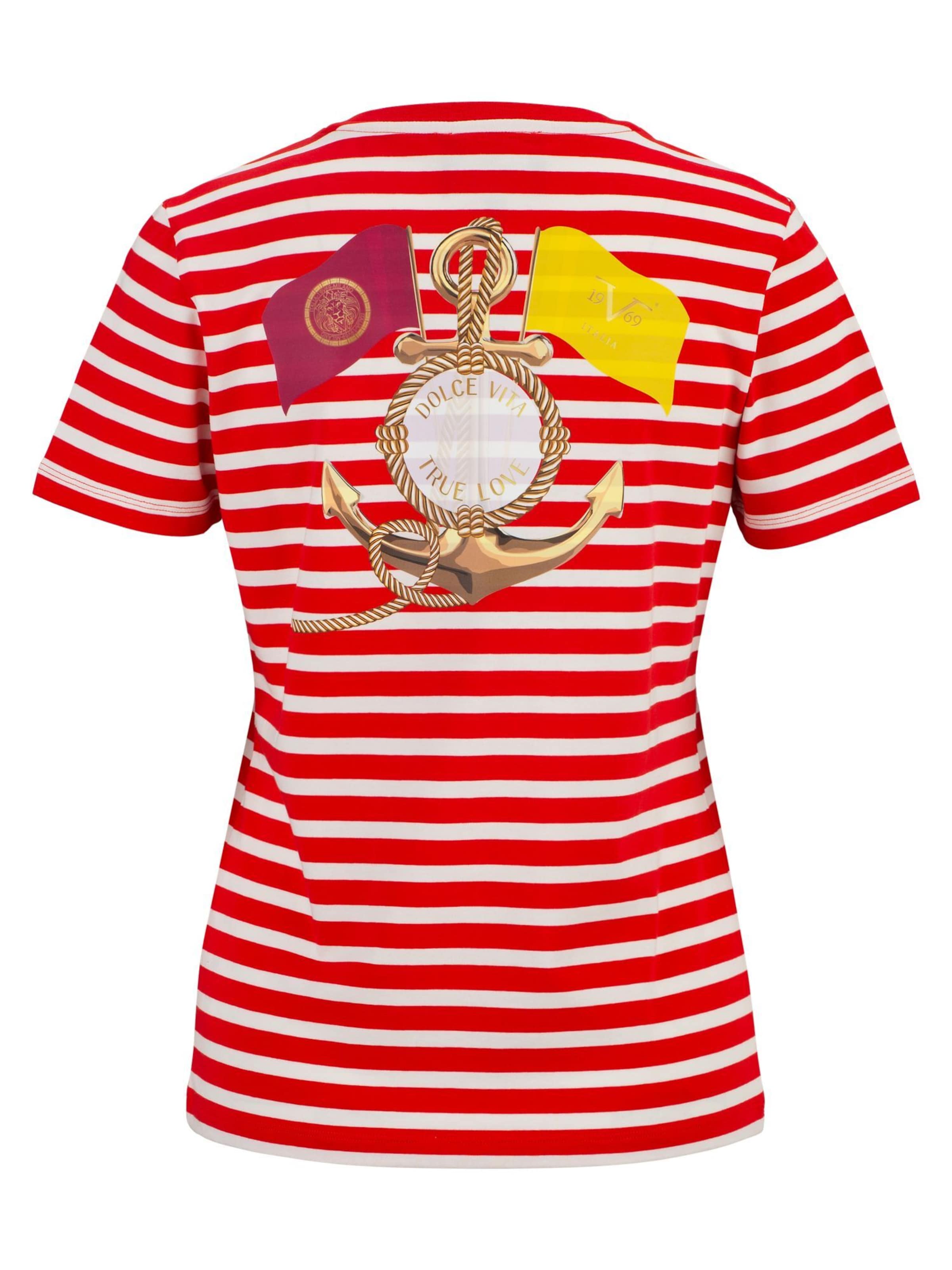 19V69 ITALIA - Camisa 'Bella Marina' em vermelho