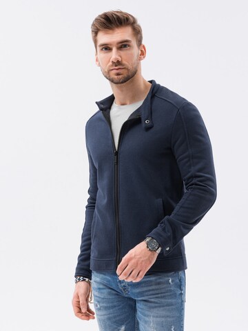 Ombre Sweatjacke 'B1071' in Blau: predná strana