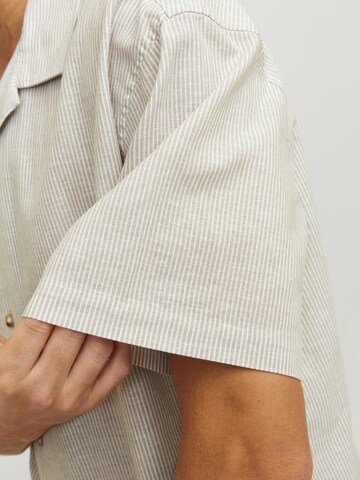 JACK & JONES Comfort Fit Hemd 'JJSummer Resort' in Grau