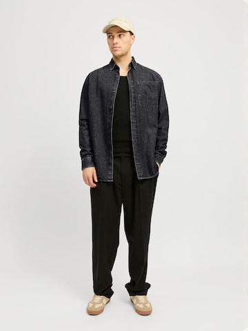 Fit confort Chemise 'JJICREEK' JACK & JONES en noir