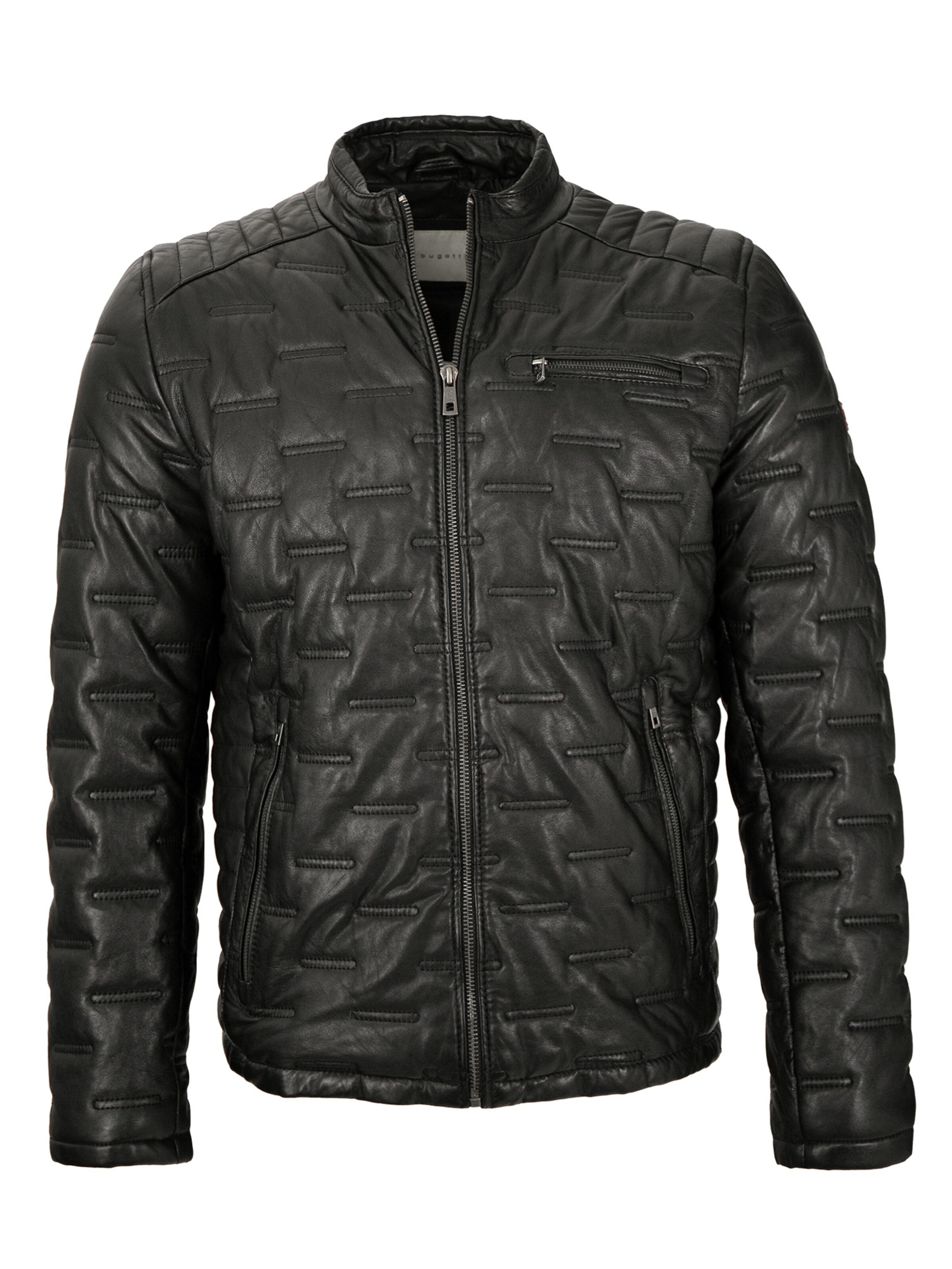 bugatti Between-season jacket '102' in Black: front