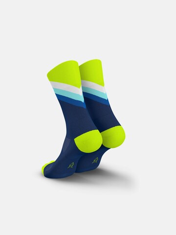 INCYLENCE Athletic Socks 'GRADES' in Blue