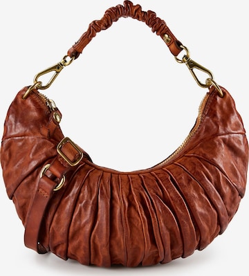 Campomaggi Shoulder Bag 'Luna' in Brown: front