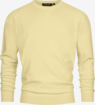 INDICODE Sweater in Yellow: front