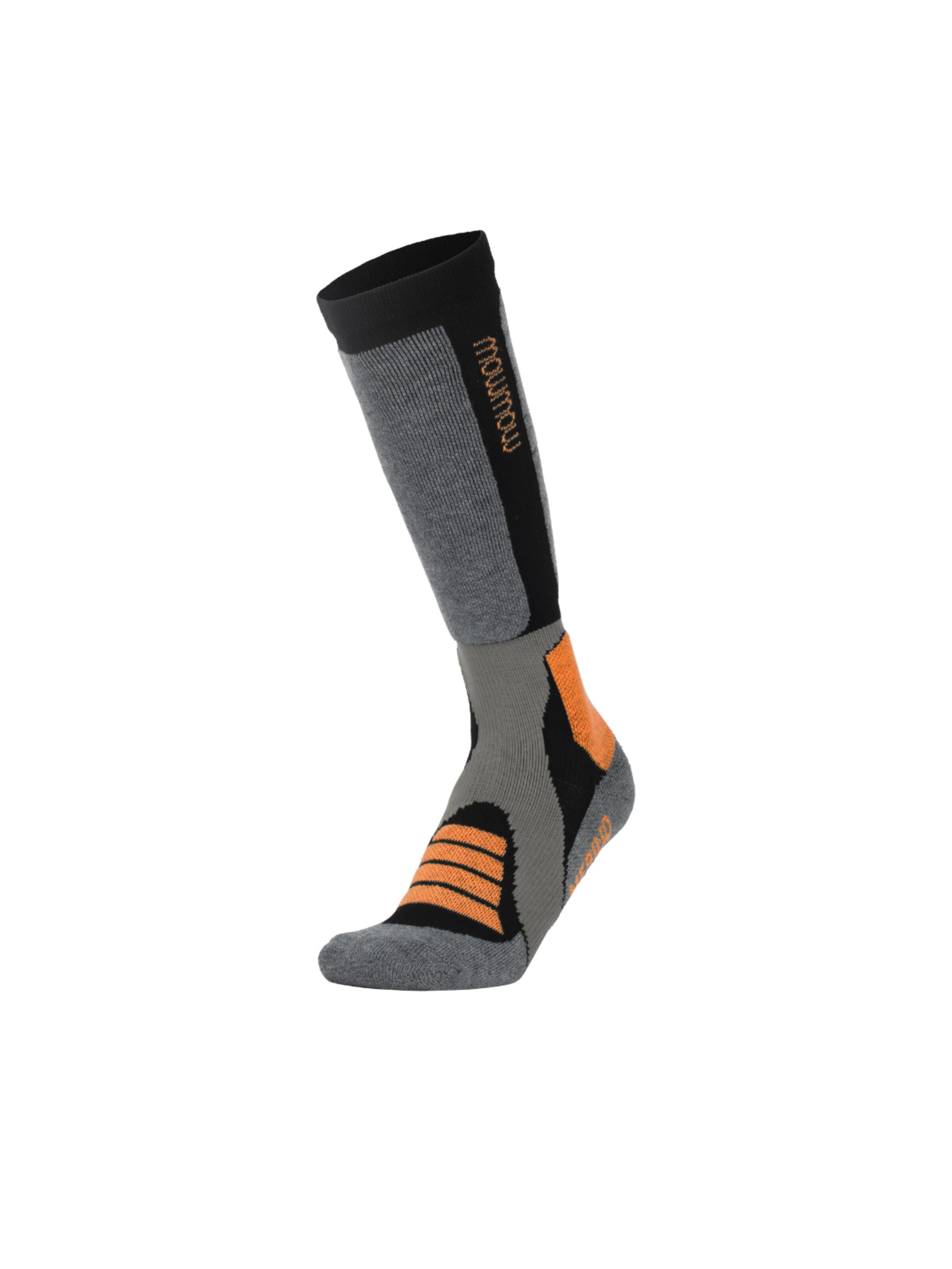 Calzino sportivo 'MowMow Ski Socks - Silver Ions - Antibacterial - Men - Women - Size 39-42 - Gray' di Mowmow in grigio: frontale