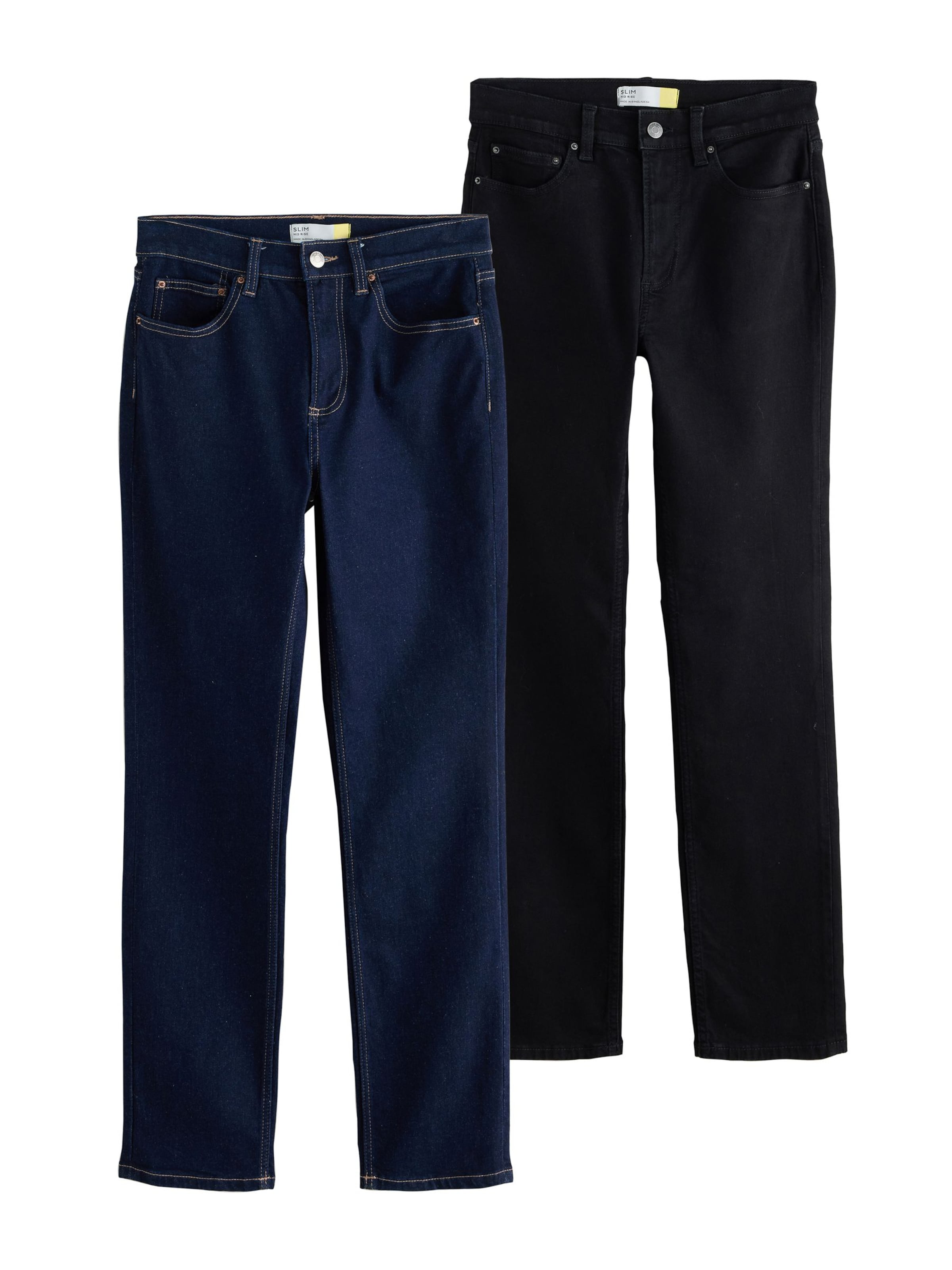 Next Slimfit Jeans in Blau: Vorderseite