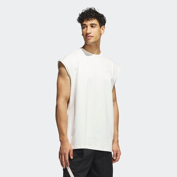 T-Shirt fonctionnel ADIDAS PERFORMANCE en blanc : devant