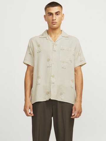 Fit confort Chemise JACK & JONES en gris : devant
