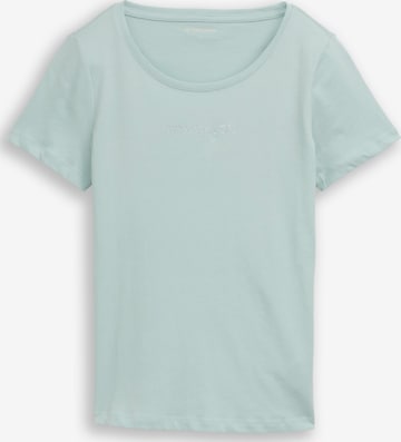 T-shirt TOM TAILOR en bleu : devant