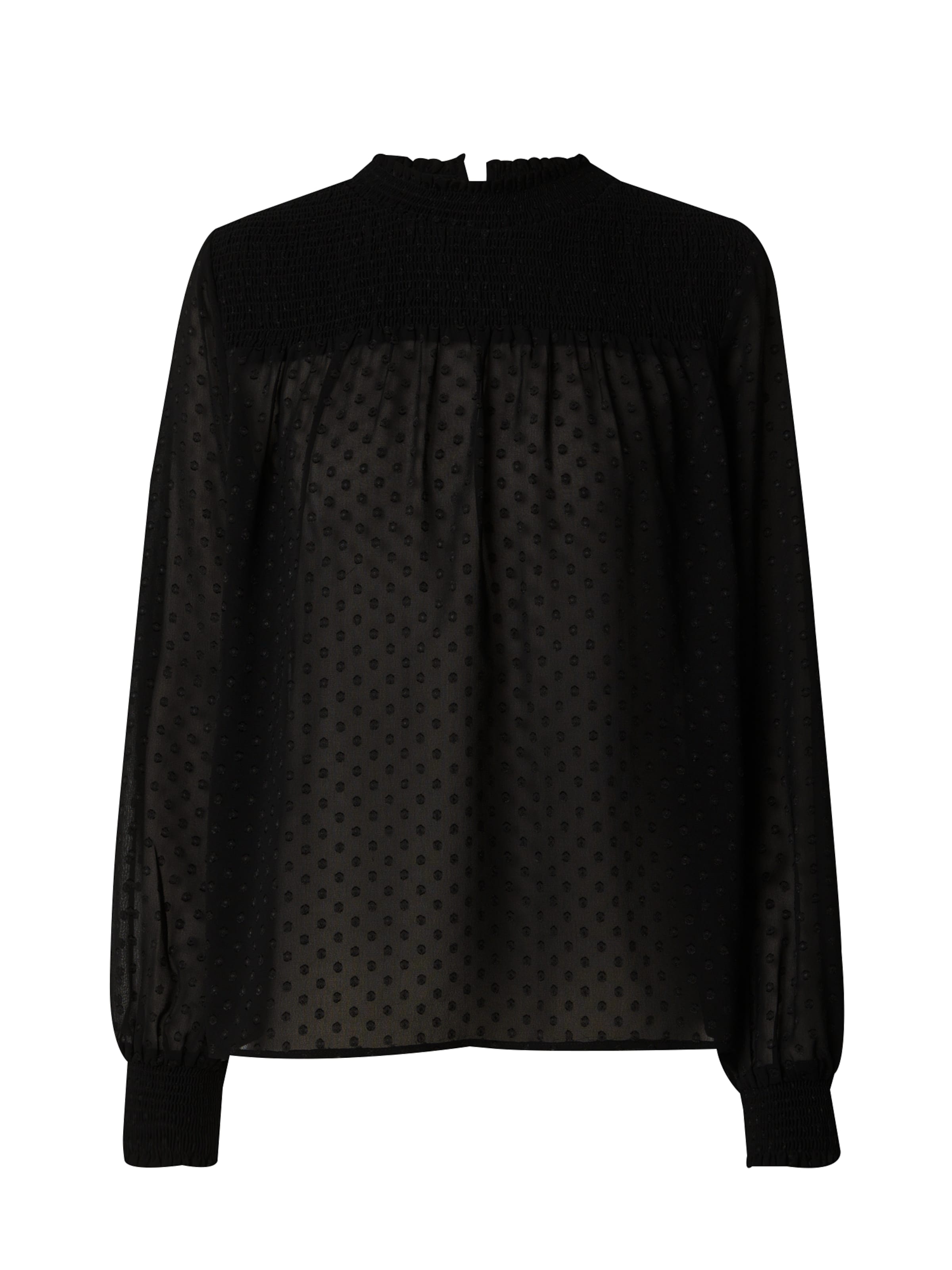 Chemisier COMMA en noir : devant