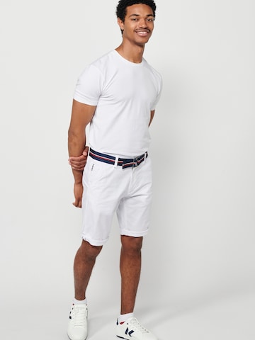 KOROSHI Slimfit Byxa i vit