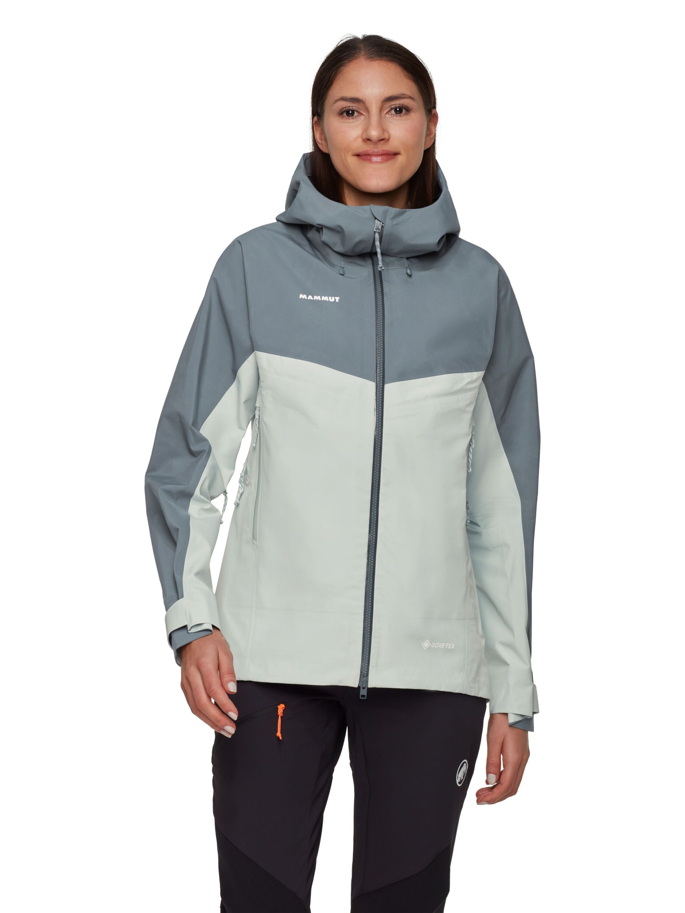 MAMMUT Outdoorjacke ‘Crater IV’ in Grau: Vorderseite