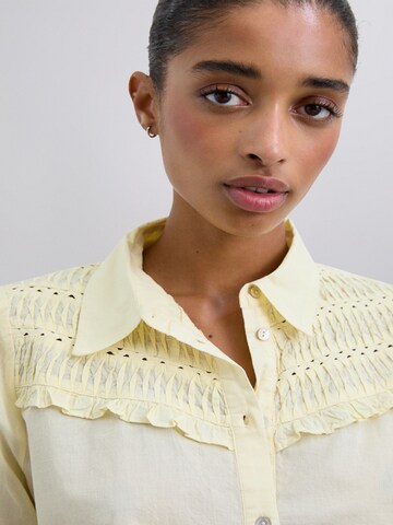 Chemisier Scalpers en jaune