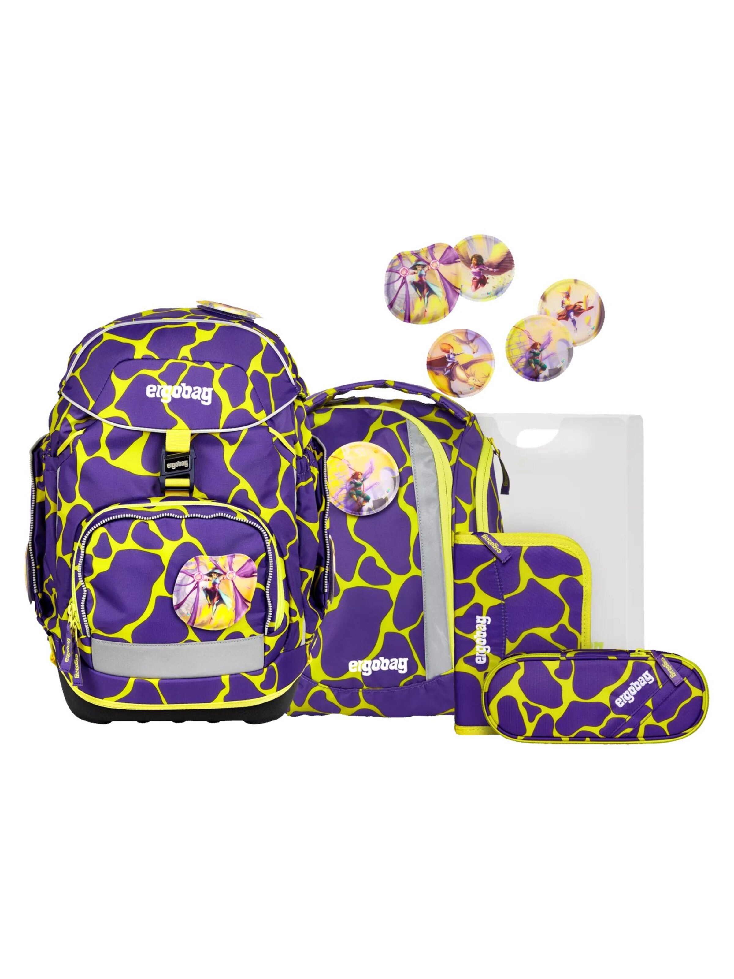 ergobag Rucksack 'Pack Set' in Lila: Vorderseite