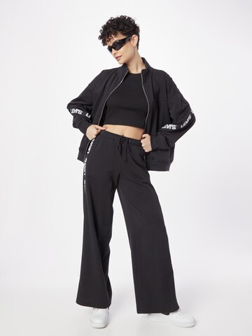 LEVI'S ® Bluza rozpinana 'GR Taped Flex Zip' w kolorze czarny