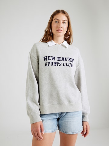 Sweat-shirt GANT en gris : devant