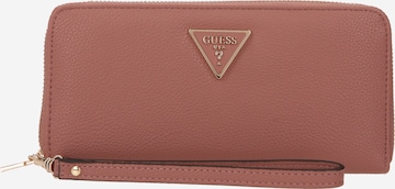 GUESS Wallet 'Meridian' in Pink: front