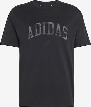 ADIDAS SPORTSWEAR Funkční tričko 'Seasonal Essentials' – černá: přední strana