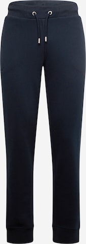 Superdry Broek 'Essential' in Blauw: voorkant