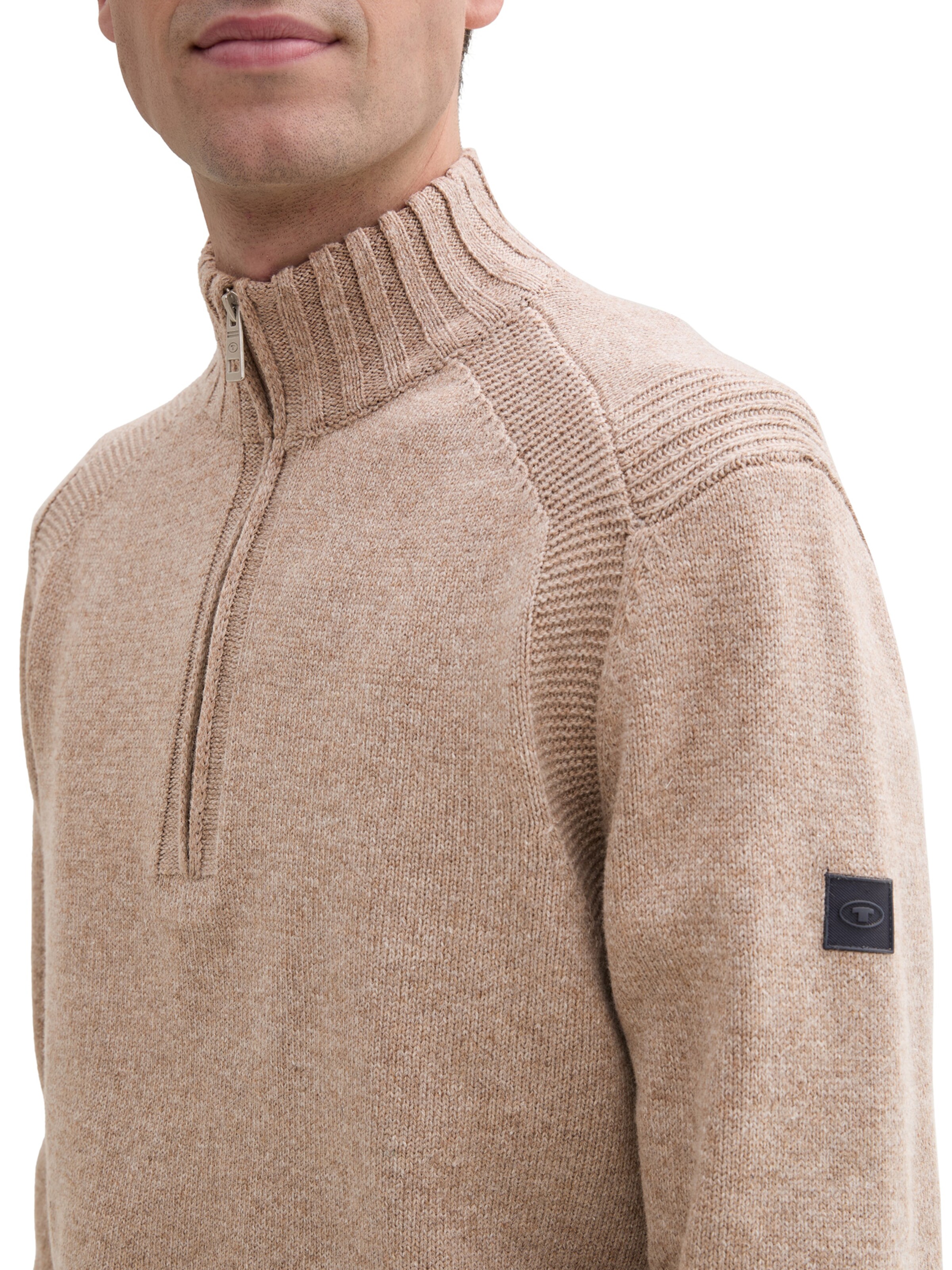 TOM TAILOR Pullover i brun