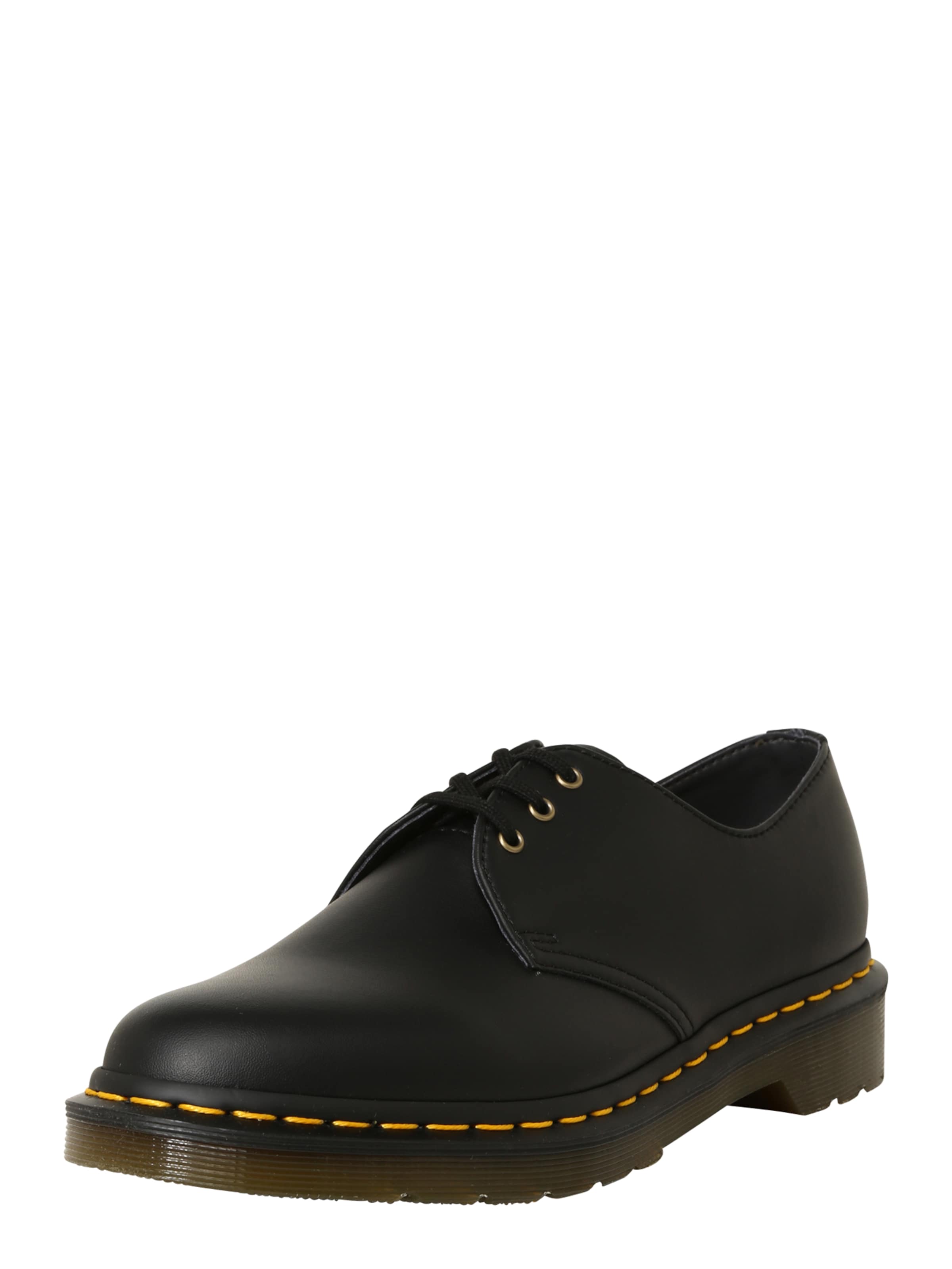 Chaussure à lacets '1461' Dr. Martens en noir : devant