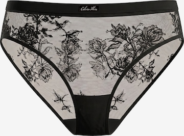 Slip Calvin Klein en noir : devant