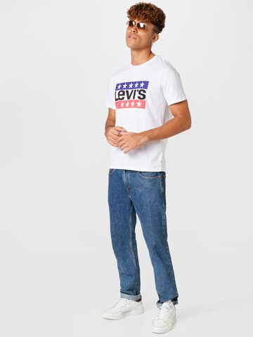 LEVI'S ® - Camiseta 'LSE_GRAPHIC CREWNECK TE NEUTRALS' en blanco