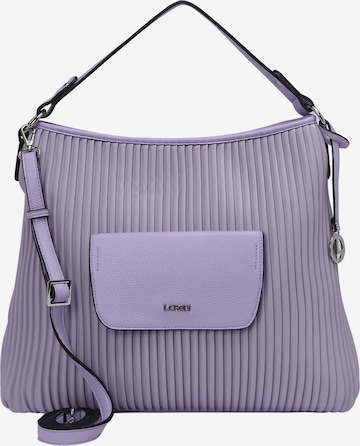 L.CREDI Handbag 'Kiganja' in Purple: front