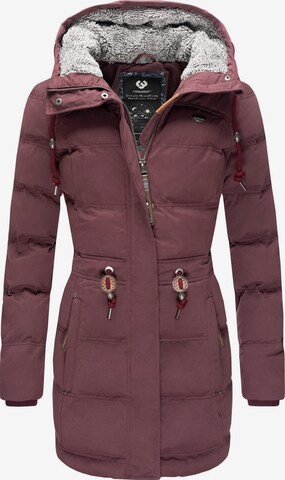 Veste d’hiver 'Ashani' Ragwear en rouge