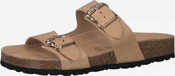 TAMARIS Mules in Brown: front