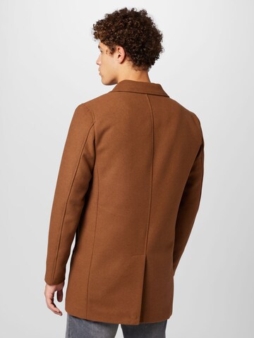 Manteau mi-saison JACK & JONES en marron